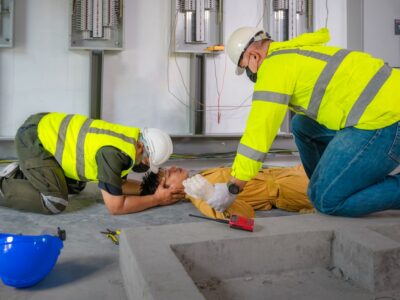 What type of evidence is required to file a lawsuit for a work accident?